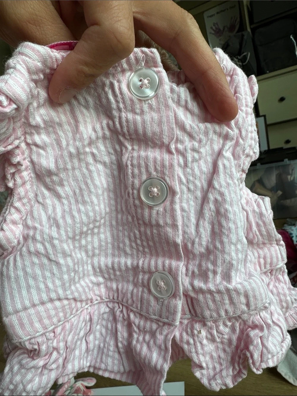 Pink Ruffle Baby Top and Floral Skirt Set - Pink -